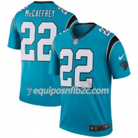 Camiseta Hombre NFL Carolina Panthers Christian McCaffrey 22 Nike Azul
